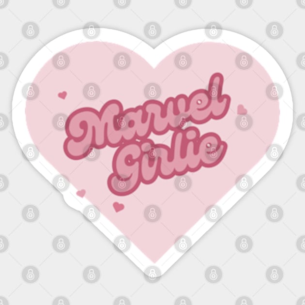 Marvel (ous) Girlie Sticker by Bookwyrm